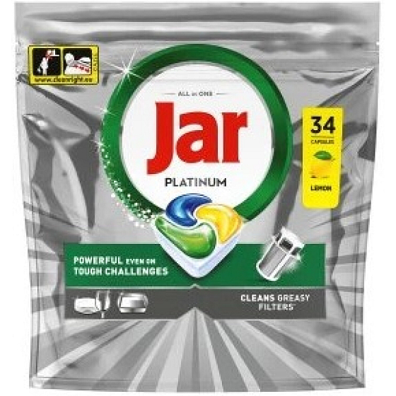 Jar Platinum tablety do myčky, 34 ks