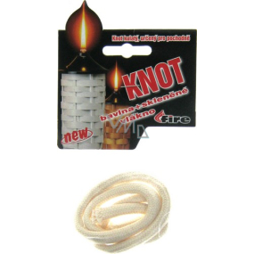 Fire Knot bavlněný + skleněné vlákno kulatý určený pro pochodně 9 mm/50 cm 1 kus