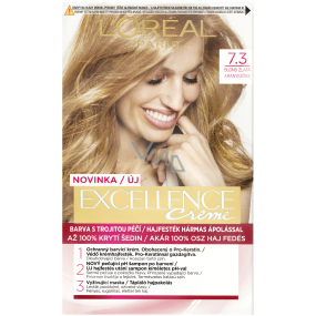 Loreal Paris Excellence barva na vlasy 7.3 Blond zlatá