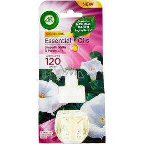 Air Wick Smooth Satin & Moon Lily elektrický osvěžovač náhradní náplň 19 ml