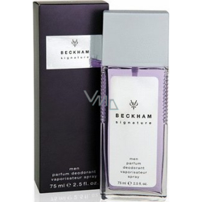 David Beckham Signature parfémovaný deodorant sklo pro muže 75 ml