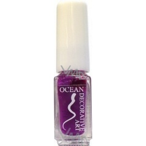 Ocean Decorative Art zdobící lak na nehty odstín 30 fialový 5 ml