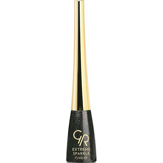 Golden Rose Extreme Sparkle Eyeliner oční linky 102 černé 5,5 ml