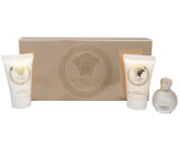 Versace Eros pour Femme parfémovaná voda pro ženy 5 ml + sprchový gel 25 ml + tělové mléko 25 ml, dárková sada
