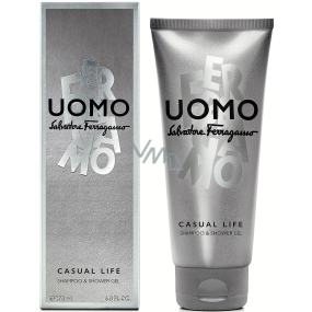 Salvatore Ferragamo Uomo Casual Life sprchový gel pro muže 200 ml