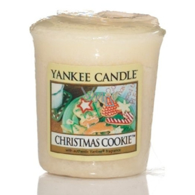 Yankee Candle Christmas Cookie - Vánoční cukroví vonná svíčka votivní 49 g
