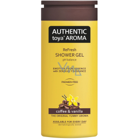 Authentic Toya Aroma Coffee & Vanilla aromatický sprchový gel 400 ml