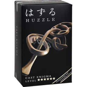 Huzzle Cast Enigma kovový hlavolam, obtížnost 6