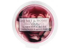 Heart & Home Sametová růže Sojový přírodní vonný vosk 26 g