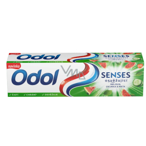 Odol Senses Osvěžující Meloun, okurka & máta zubní pasta 75 ml