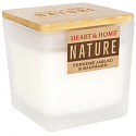 Heart & Home Nature Červené jablko s badyánem vonná svíčka velká sklo, doba hoření až 40 hodin 210 g