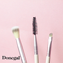 Donegal Jungle kosmetický štětec s vysoce kvalitními syntetickými štětinami na obočí 14 cm