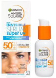 Garnier Ambre Solaire Invisible Serum Super UV SPF50+ denní sérum proti UV záření 30 ml