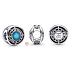 Charm Sterlingové stříbro 925 Marvel The Avengers, Iron Manův Obloukový reaktor, korálek na náramek, film
