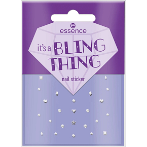 Essence It´s a Bling thing nálepky na nehty kamínky 28 kusů