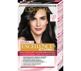 Loreal Paris Excellence Creme barva na vlasy 1.01 Temná sytá černá