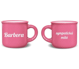Nekupto Jmenný mini hrníček Barbora 100 ml
