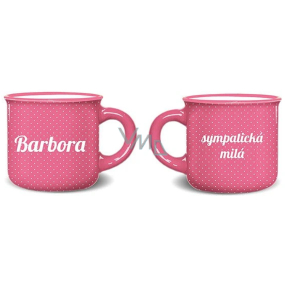 Nekupto Jmenný mini hrníček Barbora 100 ml