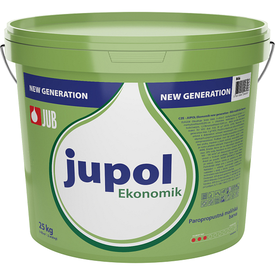 Jub Jupol Ekonomik malířská barva, 15 l, 25 kg