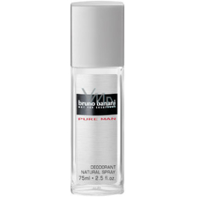 Bruno Banani Pure parfémovaný deodorant sklo pro muže 75 ml