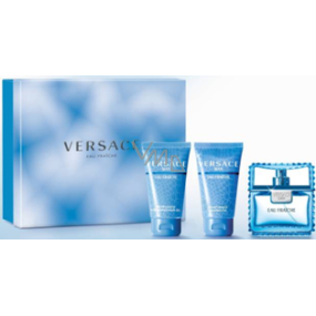 Versace Eau Fraiche Man toaletní voda 50 ml + sprchový gel 50 ml + šampon 50 ml, dárková sada