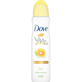 Dove Go Fresh Energize Grep & Citronová tráva antiperspirant deodorant sprej pro ženy 150 ml