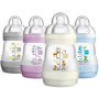 Mam Anti-Colic antikoliková láhev na krmení, silikonová jemná savička různé barvy 0+ měsíců 160 ml