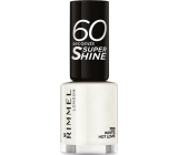 Rimmel London 60 Seconds Super Shine Nail Polish lak na nehty 703 White Hot Love 8 ml