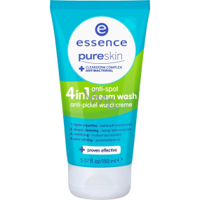 Essence Pure Skin Anti-Spot Cream Wash 4v1 mycí krém 150 ml