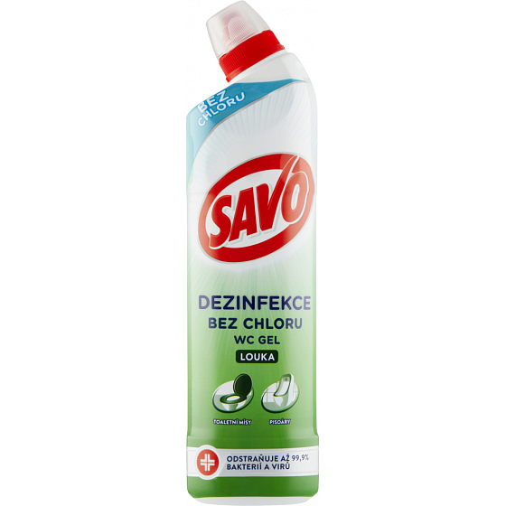 Savo Louka Wc tekutý čisticí a dezinfekční přípravek 750 ml