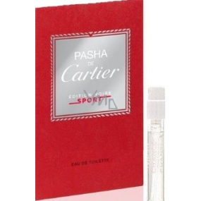Cartier Pasha Edition Noire Sport toaletní voda pro muže 1,5 ml s rozprašovačem, vialka