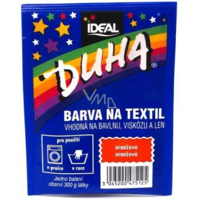 Duha Barva na textil číslo 12 oranžová 15 g