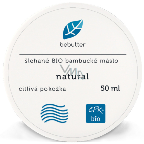 Aromatica Bebutter Bio Natural šlehané bambucké máslo pro jemnou a citlivou pokožku 50 ml