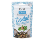 Brit Care Cat Snack Dental Krůta poloměkké doplňkové krmivo pro kočky 50 g