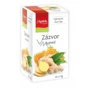 Apotheke Natur Zázvor a med ovocný čaj napomáhá k trávení, dýchání a duševní pohodě, 20 x 2 g