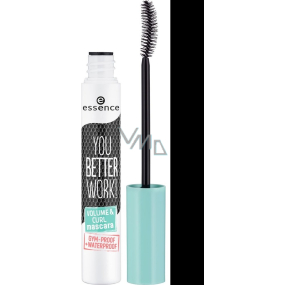 Essence You Better Work Volume & Curl řasenka černá 10 ml