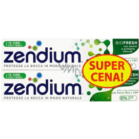 Zendium BioFresh zubní pasta s fluorem přináší až 12 hodin svěžejšího dechu, bojuje proti zápachu z úst 2 x 75 ml, doupack