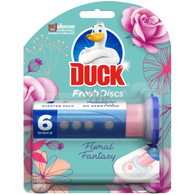 Duck Fresh Discs Floral Fantasy WC gel pro hygienickou čistotu a svěžest Vaší toalety 36 ml