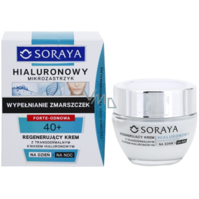 Soraya Hyaluronic Micro-Injection 40+ regenerační krém s transdermální kyselinou hyaluronovou na den/noc 50 ml