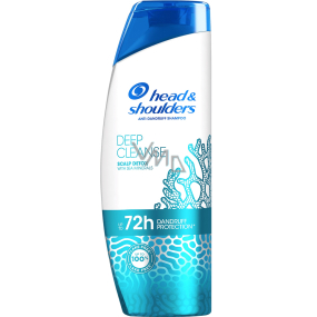 Head&Shoulders Deep Cleanse Scalp Detox with Sea Minerals šampon na vlasy proti lupům 300 ml