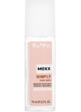 Mexx Simply for Her parfémovaný deodorant sklo pro muže 75 ml