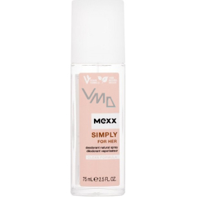 Mexx Simply for Her parfémovaný deodorant sklo pro muže 75 ml