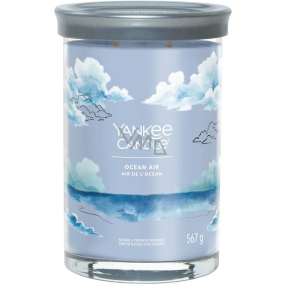 Yankee Candle Ocean Air - Oceánský vzduch vonná svíčka Signature Tumbler velká sklo 2 knoty 567 g