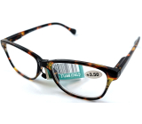 Berkeley Čtecí dioptrické brýle +3,5 plast mourovaté hnědé 1 kus MC2224