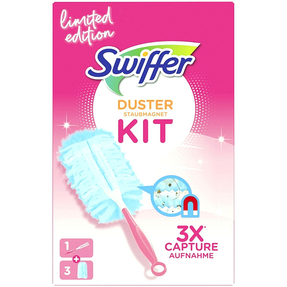 Swiffer Duster Kit násada malá + prachovka 3 kusy, sada