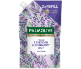 Palmolive Lavender & Bergamot Scent – tekuté mýdlo, náhradní náplň 500 ml. Jemné mýdlo s vůní levandule a bergamotu, které šetrně čistí a pečuje o pokožku.