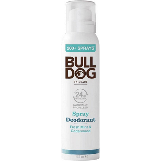 Bulldog Fresh Mint & Cedarwood deodorant sprej pro muže 125 ml