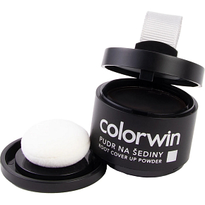 Colorwin pudr na šediny a pro objem vlasů, černý 3,2 g Colorwin pudr na šediny a pro objem vlasů, černý 3,2 g