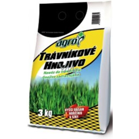 Agro Trávníkové hnojivo pro zdravě zelený a odolný trávník 3 kg