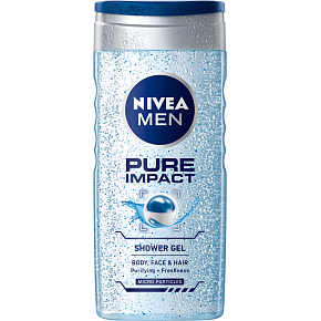 Nivea Men Pure Impact sprchový gel, 250 ml Nivea Men Pure Impact sprchový gel, 250 ml
